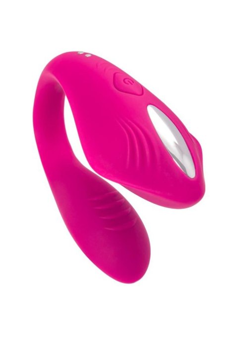 A-TOYS Vibrator for couples Cobrum, silicone, pink, 9.6 cm TOYFA - Boys of Toys Sp. z o.o. (dystrybutor)