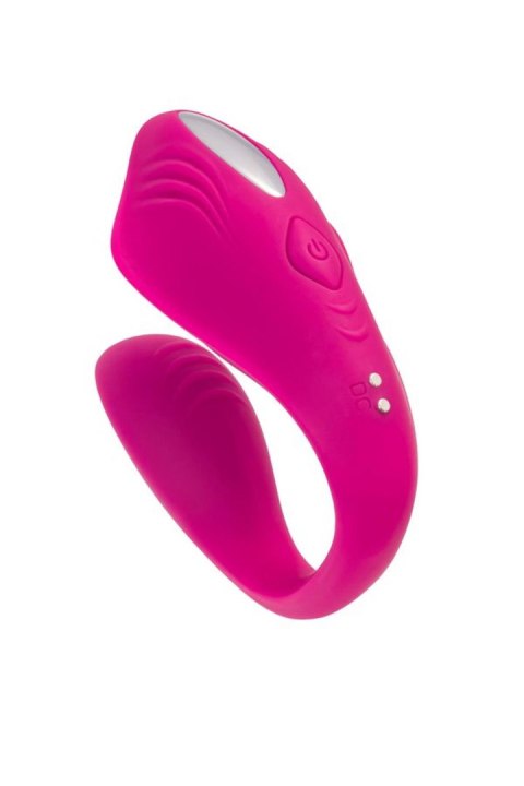 A-TOYS Vibrator for couples Cobrum, silicone, pink, 9.6 cm TOYFA - Boys of Toys Sp. z o.o. (dystrybutor)