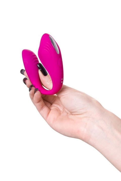A-TOYS Vibrator for couples Cobrum, silicone, pink, 9.6 cm TOYFA - Boys of Toys Sp. z o.o. (dystrybutor)