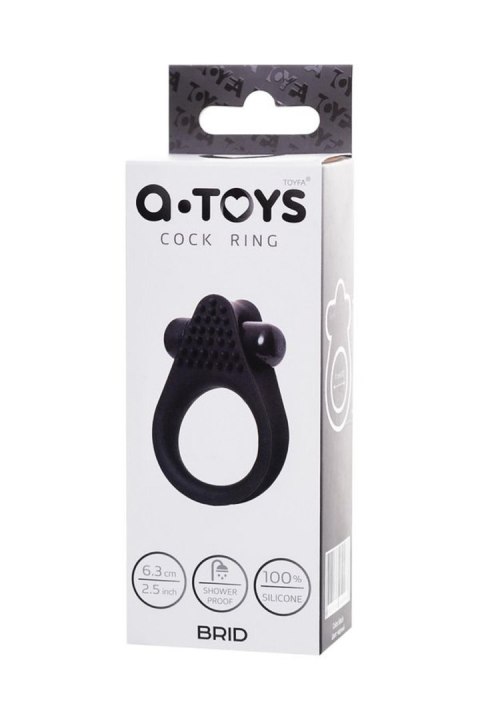 A-Toys BRID cock ring, black TOYFA - Boys of Toys Sp. z o.o. (dystrybutor)