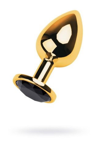 Gold anal plug TOYFA Metal with pink round-shaped gem TOYFA - Boys of Toys Sp. z o.o. (dystrybutor)
