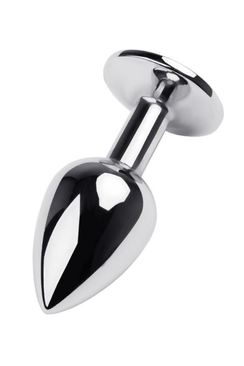 Metal by TOYFA, Anal rhinestone , metal, silver, with tourmaline crystal, 7 cm, O 2.8 cm, 50 g TOYFA - Boys of Toys Sp. z o.o. (dystrybutor)