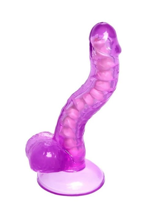 Realistic dildo A-Toys by TOYFA Celiam, TPE, purple, 20.5 cm TOYFA - Boys of Toys Sp. z o.o. (dystrybutor)