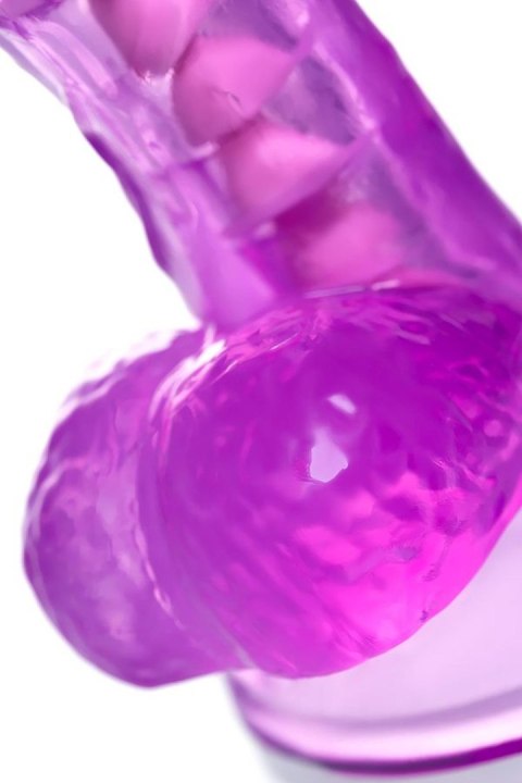 Realistic dildo A-Toys by TOYFA Celiam, TPE, purple, 20.5 cm TOYFA - Boys of Toys Sp. z o.o. (dystrybutor)