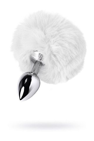 Silver anal plug TOYFA Metal with faux fur TOYFA - Boys of Toys Sp. z o.o. (dystrybutor)