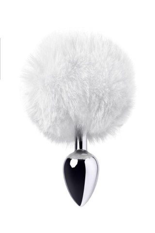 Silver anal plug TOYFA Metal with faux fur TOYFA - Boys of Toys Sp. z o.o. (dystrybutor)