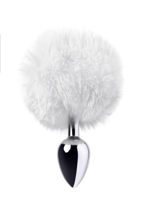 Silver anal plug TOYFA Metal with faux fur TOYFA - Boys of Toys Sp. z o.o. (dystrybutor)