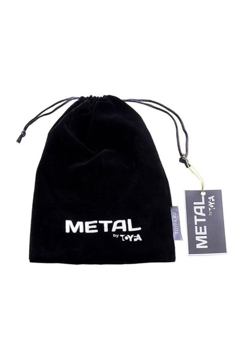 Silver anal plug TOYFA Metal with faux fur TOYFA - Boys of Toys Sp. z o.o. (dystrybutor)