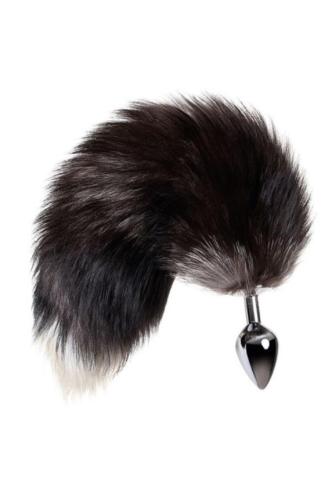Silver anal plug with a fox tail TOYFA - Boys of Toys Sp. z o.o. (dystrybutor)