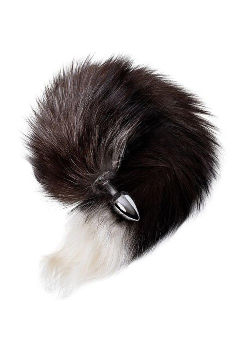 Silver anal plug with a fox tail TOYFA - Boys of Toys Sp. z o.o. (dystrybutor)