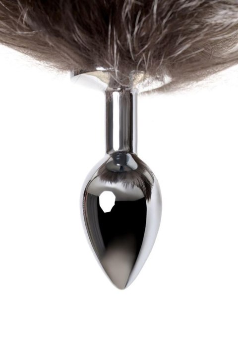 Silver anal plug with a fox tail TOYFA - Boys of Toys Sp. z o.o. (dystrybutor)