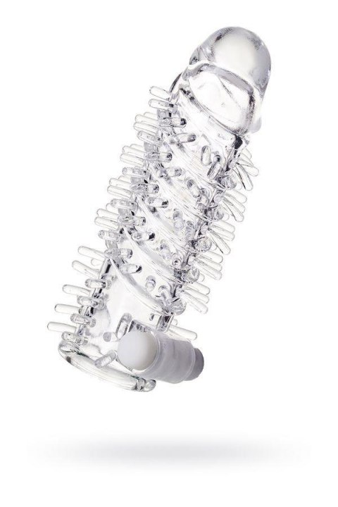 Sleeve TOYFA A-Toys Fril, with vibro bullet, TPR, transparent, 13,4 cm TOYFA - Boys of Toys Sp. z o.o. (dystrybutor)