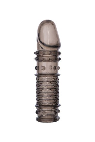 ToyFa XLover, Penis sleeve, for enlargement, TPE, transparent black, 13.5 cm TOYFA - Boys of Toys Sp. z o.o. (dystrybutor)