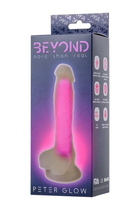 BEYOND BY TOYFA Peter Glow Pink 16,5cm TOYFA - Boys of Toys Sp. z o.o. (dystrybutor)