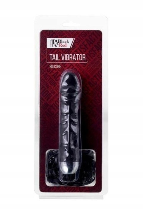 XBlack & Red, Vibrator, 6 vibration modes, silicone, black, 16 cm, O 3.5 cm TOYFA - Boys of Toys Sp. z o.o. (dystrybutor)