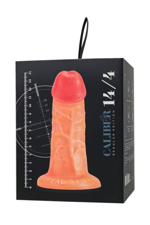 Realistic dildo Caliber 14/4 , PVC, flesh, length 14cm, diameter 4cm TOYFA - Boys of Toys Sp. z o.o. (dystrybutor)
