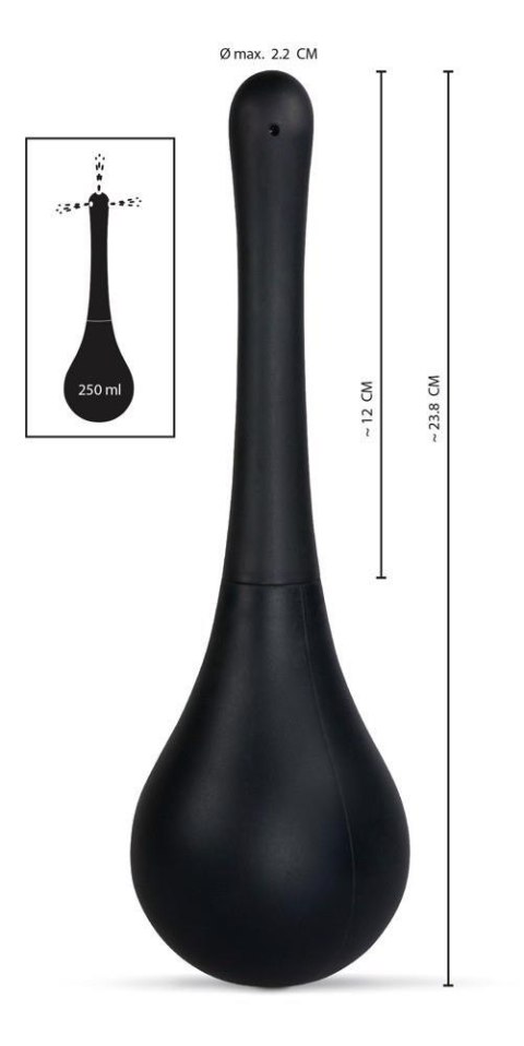 Rebel Anal Shower Black ORION