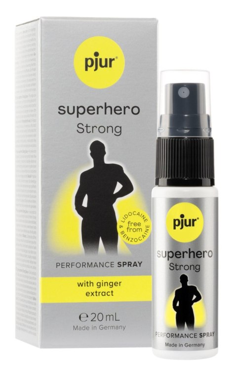 Żel/sprej-pjur Superhero Strong Spray 20ml. Pjur Group Luxemboyrg SA Group Luxemboyrg SA