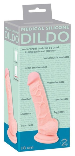 Medical Silicone Dildo 18 cm ORION