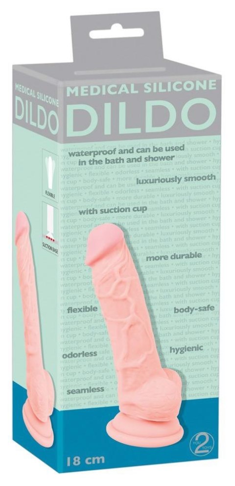 Medical Silicone Dildo 18 cm ORION