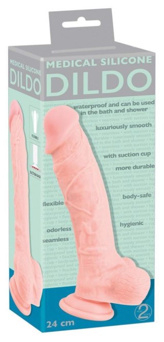 Medical Silicone Dildo 24 cm ORION