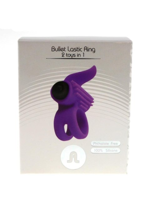 Pierścień-Wibrator - Bullet Lastic Ring.Func:1.Medical Silicon. Violet CNEX A.I.E.,S.L.