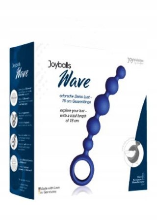 Plug/kulki-Joyballs anal Wave, short, blue JOYDIVISION international AG