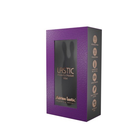 Stymulator-Wibrator - Lastic pocket vibe Rabbit Black CNEX A.I.E.,S.L.