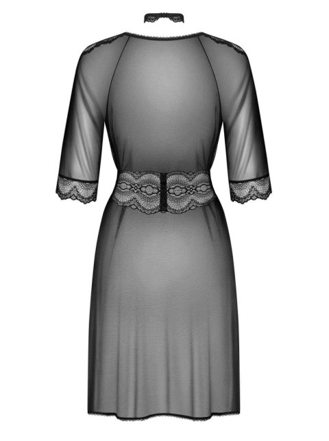 Bielizna-Lucita peniuar czarny S/M Obsessive - Amocarat Sp. z o.o.