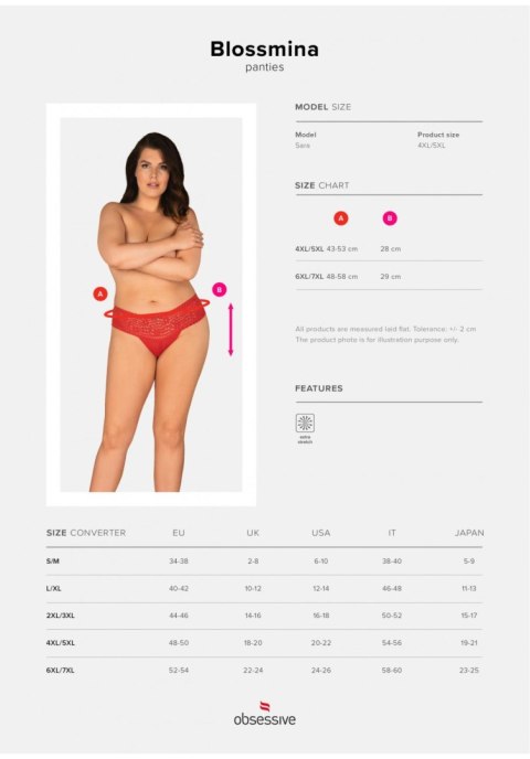 Bielizna-Blossmina figi 4XL/5XL Obsessive - Amocarat Sp. z o.o.