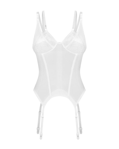 Arrowel White gorset biały 2XL/3XL Obsessive - Amocarat Sp. z o.o.
