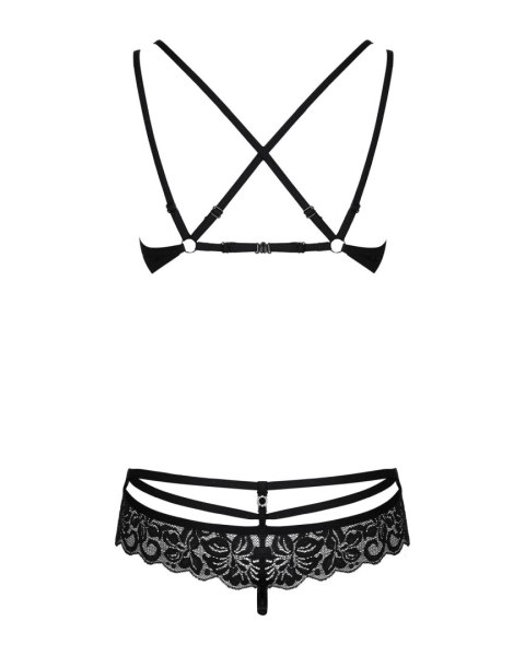 Bielizna-860-SET-1 komplet 2-częściowy czarny S/M Obsessive - Amocarat Sp. z o.o.