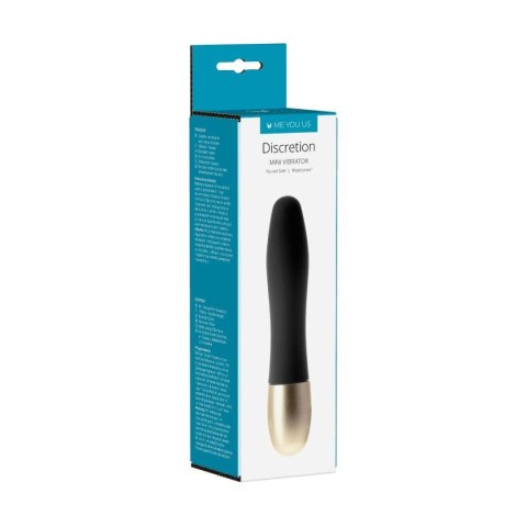 Me You Us Discretion Bullet Wibrator Black ABS - Intimate Distribution (dystrybutor)