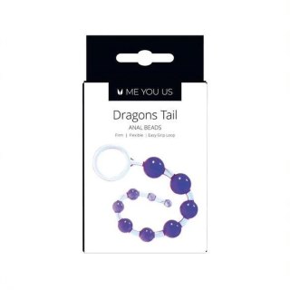 Plug/kulki- Me You Us Dragonz Tail Anal Beads Violet ABS - Intimate Distribution (dystrybutor)