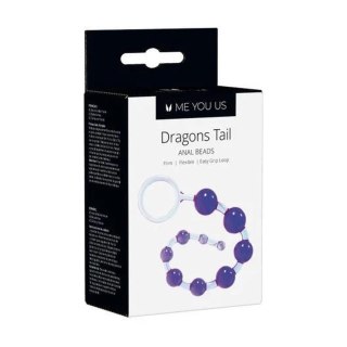 Plug/kulki- Me You Us Dragonz Tail Anal Beads Violet ABS - Intimate Distribution (dystrybutor)