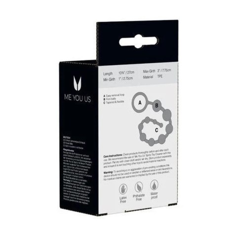 Plug/kulki- Me You Us Dragonz Tail Anal Beads Violet ABS - Intimate Distribution (dystrybutor)