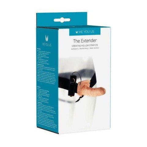Proteza-The Extender Hollow Vibrating Strap-On Kinx ABS - Intimate Distribution (dystrybutor)