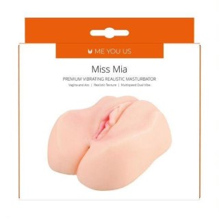 Masturbator- Me You Us Miss Mia Premium Vibrating Realistic Masturbator Flesh ABS - Intimate Distribution (dystrybutor)