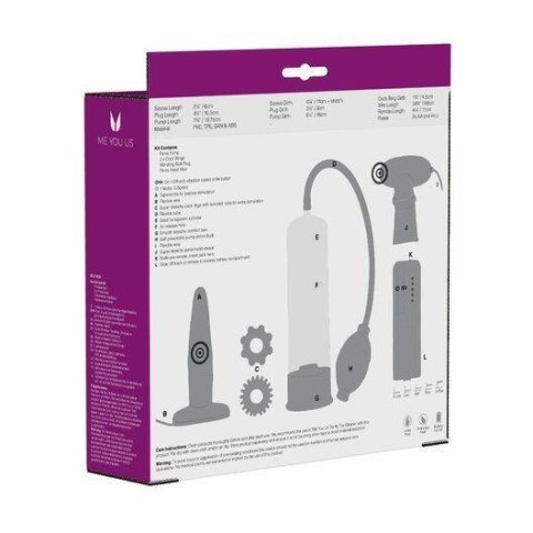 Me You Us Male Collection Couples Kit Black ABS - Intimate Distribution (dystrybutor)