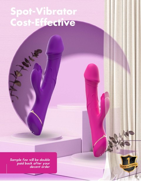 Rubberco Purple, 2* 9 vibration functions Boys of Toys Sp. z o.o.