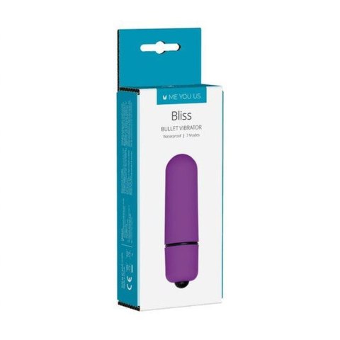 Wibrator- Me You Us Bliss 7 Mode Mini Bullet Vibrator Purple ABS - Intimate Distribution (dystrybutor)