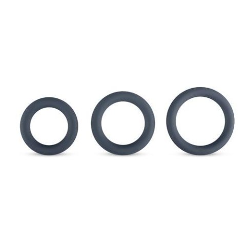 3-Piece Cock Ring Set - Grey ONE-DC B.V.