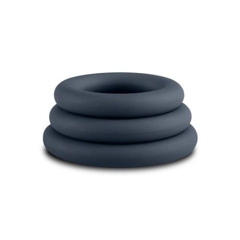 3-Piece Cock Ring Set - Grey ONE-DC B.V.