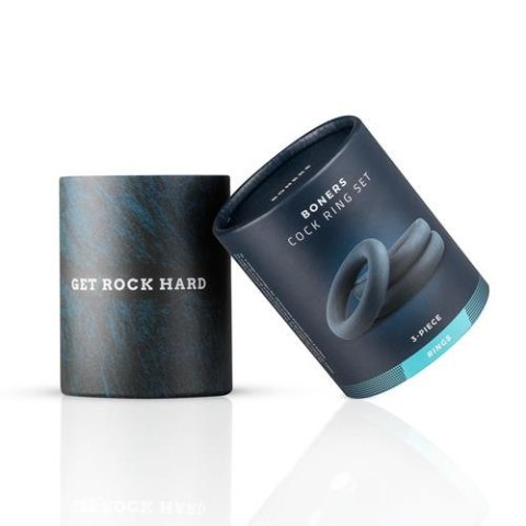 3-Piece Cock Ring Set - Grey ONE-DC B.V.