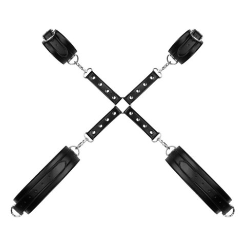 Bedroom Fantasies - Bondage Cross
Wrist and Leg Cuffs Black ONE-DC B.V.
