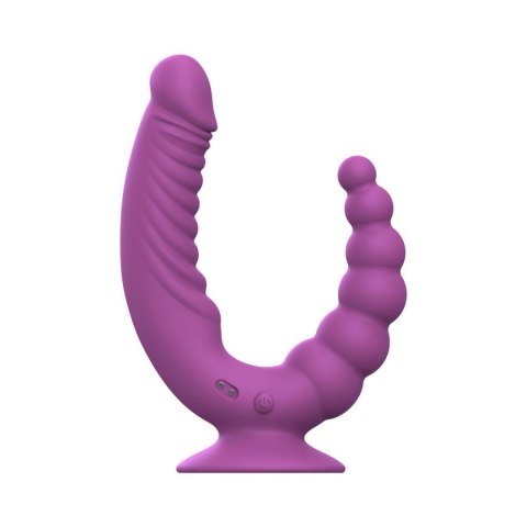 Teazers - Double Vibrator with Suction Cup and Remote - Purple ONE-DC B.V.