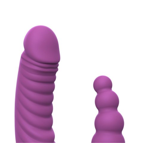 Teazers - Double Vibrator with Suction Cup and Remote - Purple ONE-DC B.V.