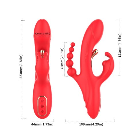 Trident Red Four-point vibration Boys of Toys Sp. z o.o.