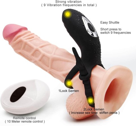 AdjustableDouble cockring with remote Boys of Toys Sp. z o.o.