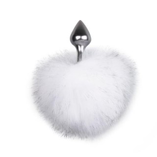 Bunny Tail Plug No. 1 - Silver/WhiteKorek analny ONE-DC B.V.